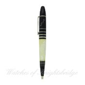 A LIMITED EDITION MONTBLANC SCOTT FITZGERALD BALLPOINT PEN WITH ORIGINAL BOX & CERIFITCATE Solid