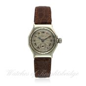 A RARE GENTLEMAN`S SOLID SILVER GOLD ROLEX OYSTER OCTAGONAL WRIST WATCH CIRCA 1930 D: Silver