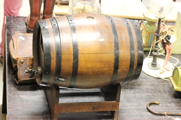 An Iron Bound and Wine Barrel