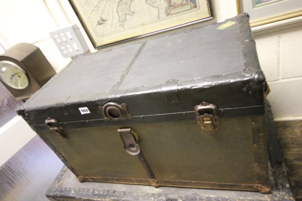 A Metal Covered Trunk