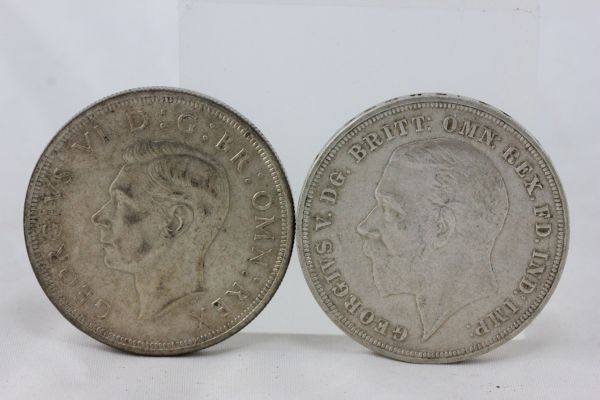 George V & George VI Crowns 1935 & 1937 EF & UNC