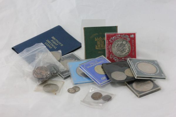 Loose coins and Nickel Crowns etc