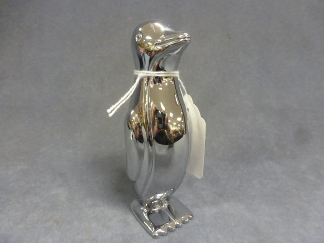 Silver Plated Penguin Folding Corkscrew