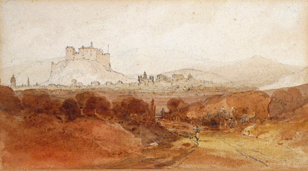Joseph Stannard (1797-1830) Edinburgh from the Glasgow Road Previously signed with initials dated