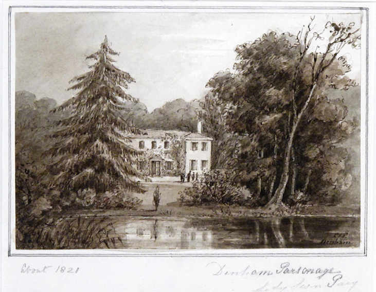 Robert Batty (1789-1848) Dalton Lancashire; A gatehouse Two both pencil 6.5 x 10cm; 2½ x 4in and