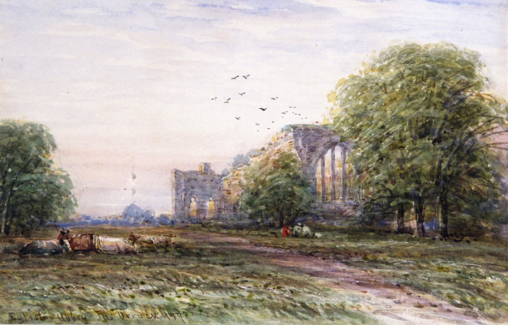 James Orrock (1829-1913) Egliston Abbey Signed titled and dated 1892 Watercolour 16.5 x 26cm; 6½ x