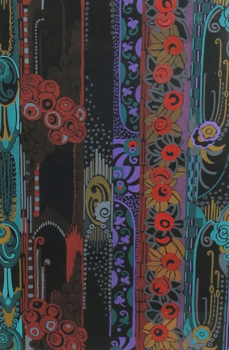 A textile design for Bianchini Ferier, gouache highlighted with silver and gold on paper, and two