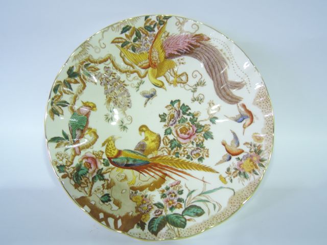 A Royal Crown Derby Olde Avesbury pattern low comport with printed mark to base together with an - Image 2 of 3
