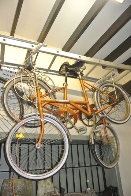 A pair of Dawes Kingpin ladies bicycles with bronze colourway