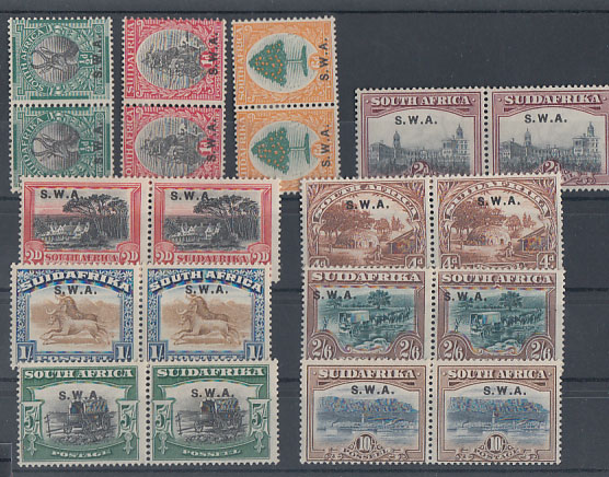 South West Africa 1926/27 Union London Printing Fine unmounted mint overprint South West Africa