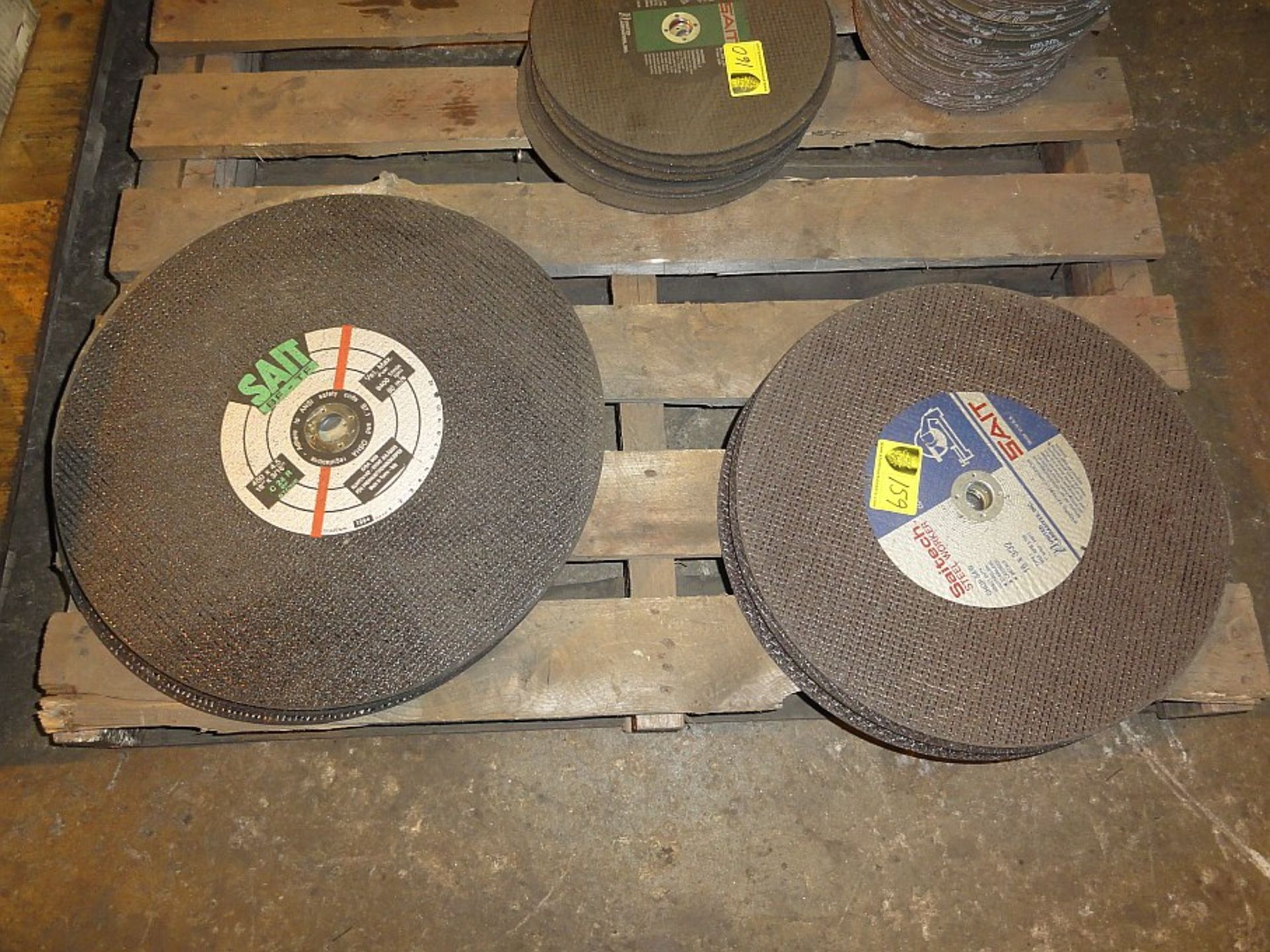 Row of  16" Grinding Discs