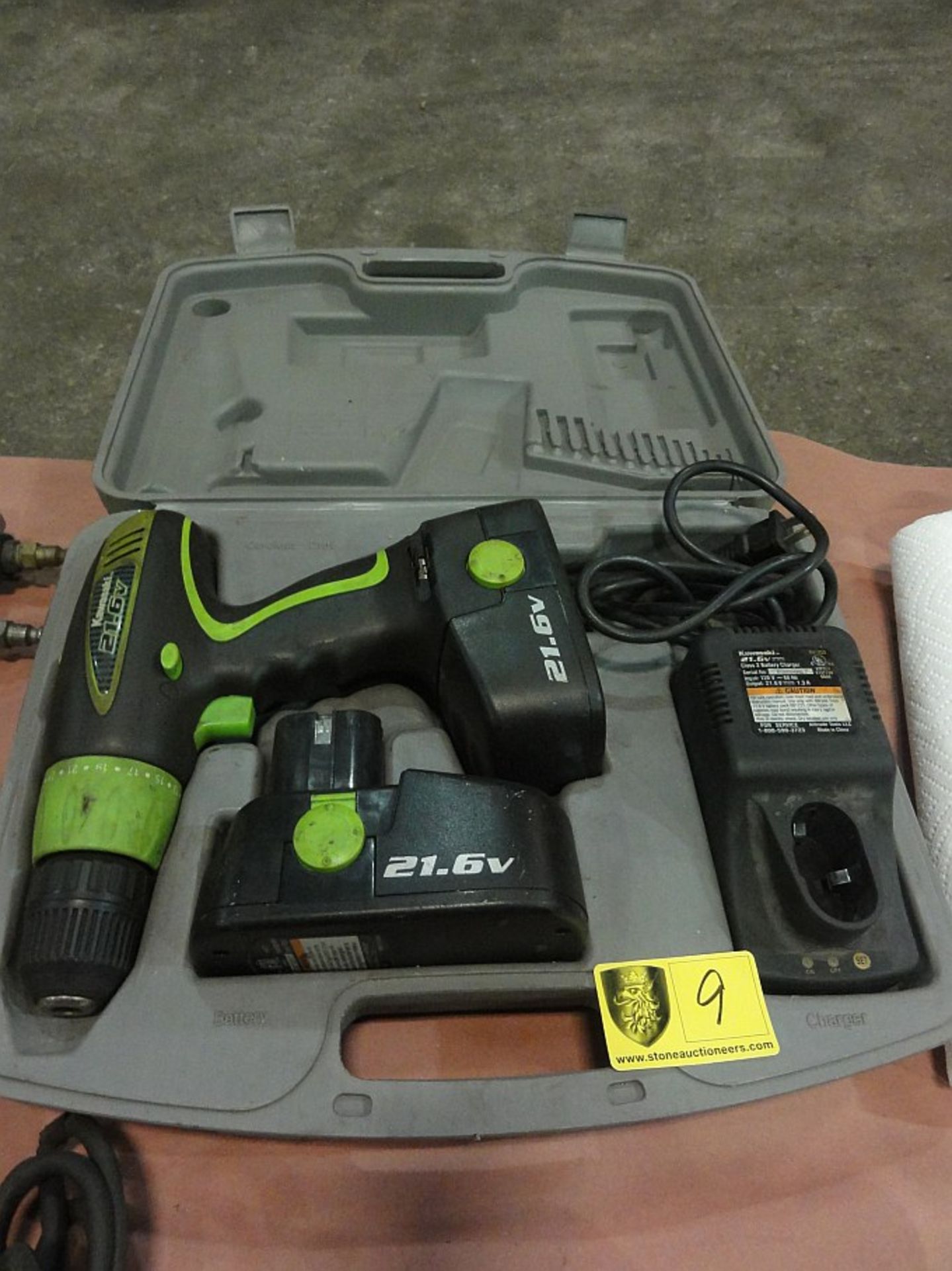 Kawasaki Cordless Drill, 21.6 Volt