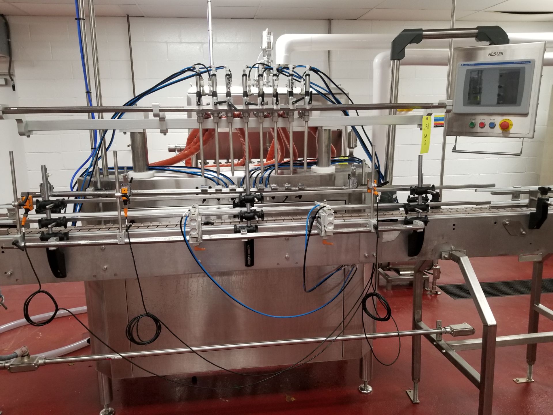 2016 Aesus Systems 8 Valve Inline Filler