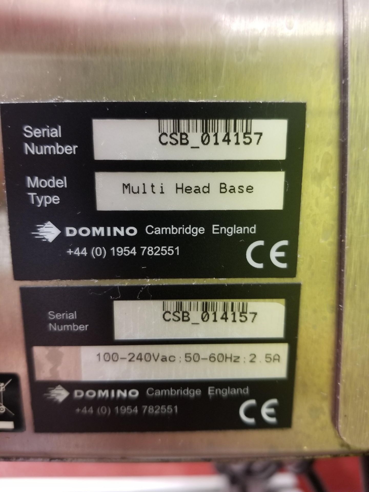 Domino C6000 Ink Jet Case Coder - Image 4 of 5