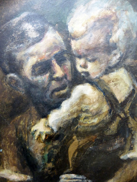 ... Ross (20th century),
'Fred Rice and Son, 1946'
signed,
oil on board,
57.5 x 35 cm   CONDITION