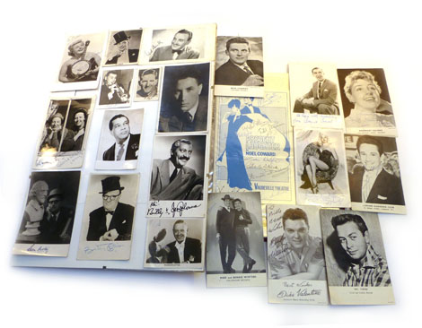 Autograph Collection. A wide ranging and varied collection dating at least partly from the 1970s &