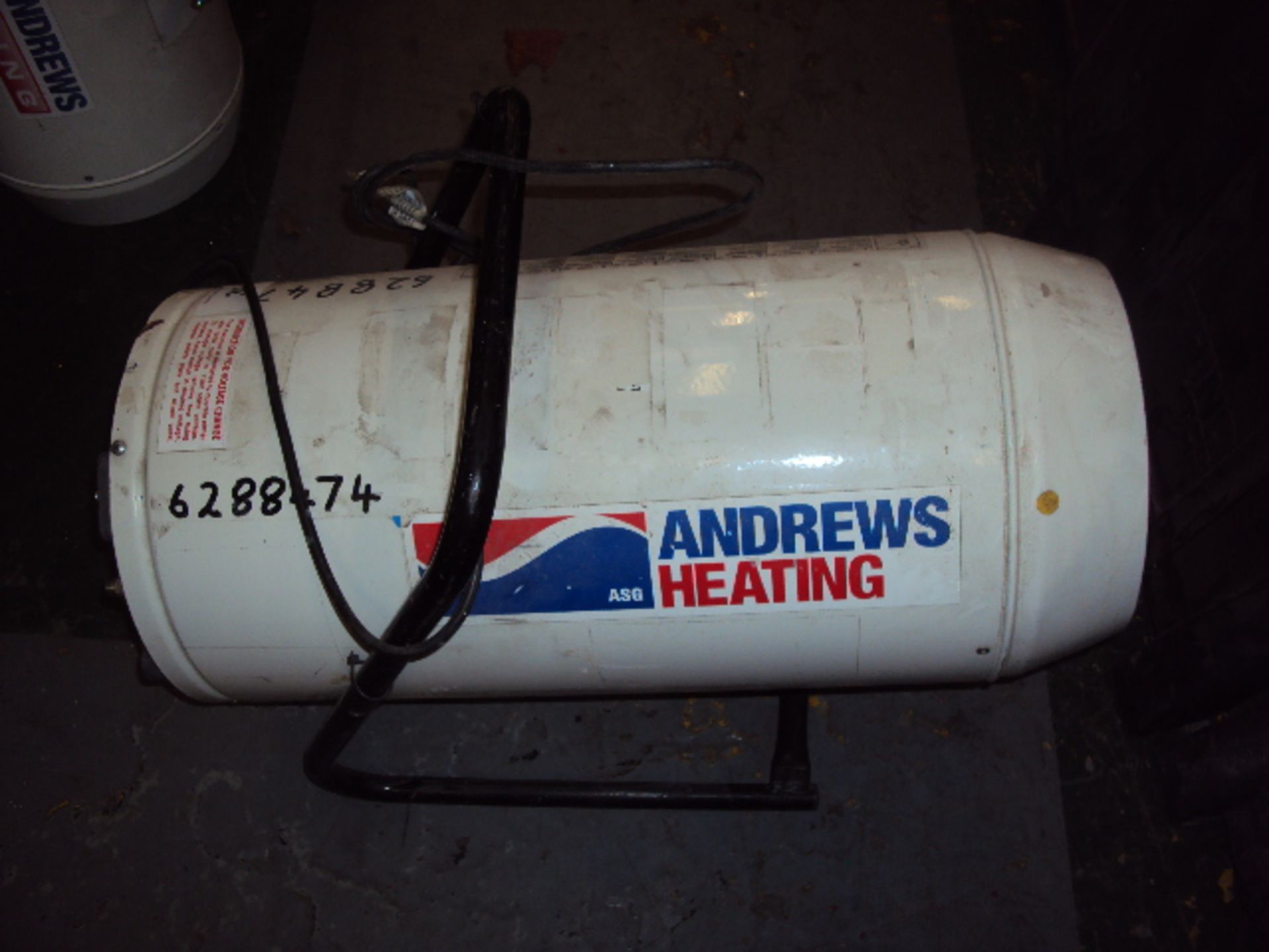 4 x ANDREWS G33DV 110v propane space heaters