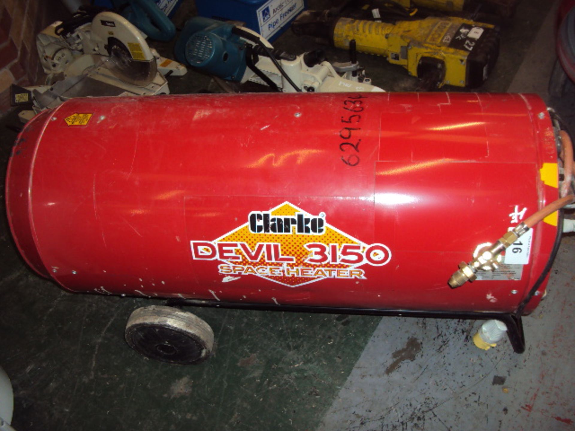 CLARKE Devil propane-fired space heater