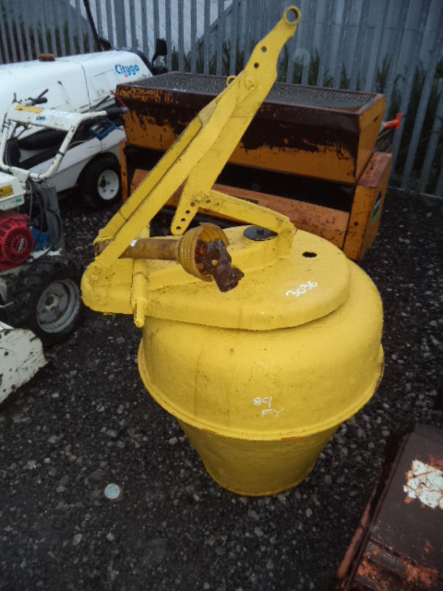 Tractor mounted cement mixer c/w pto shaft