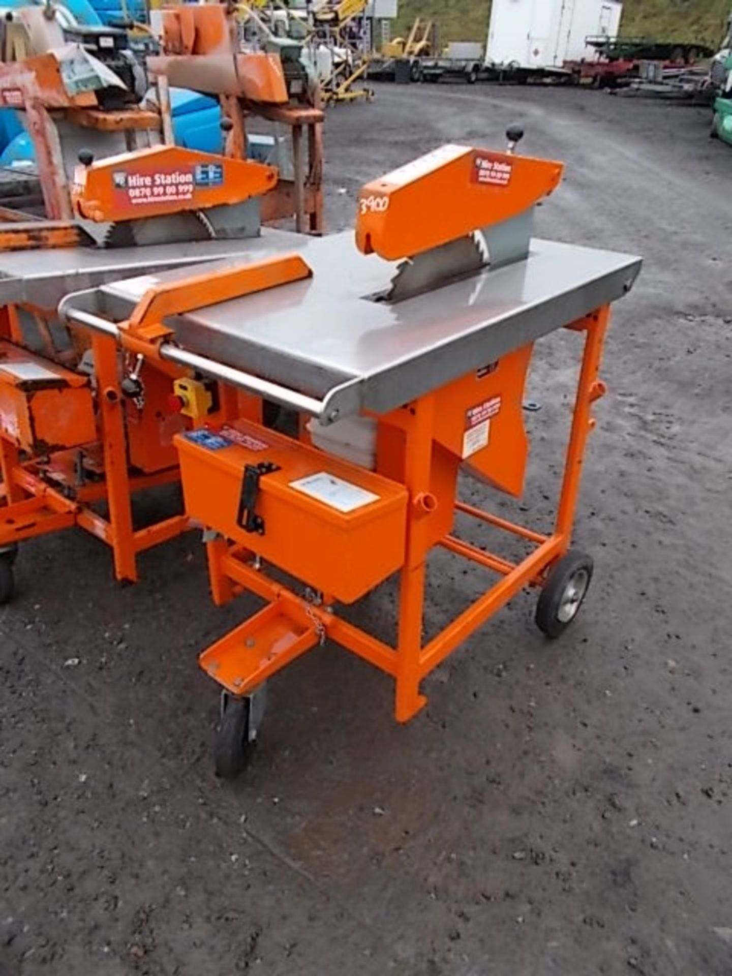 RED BAND petrol drive saw bench