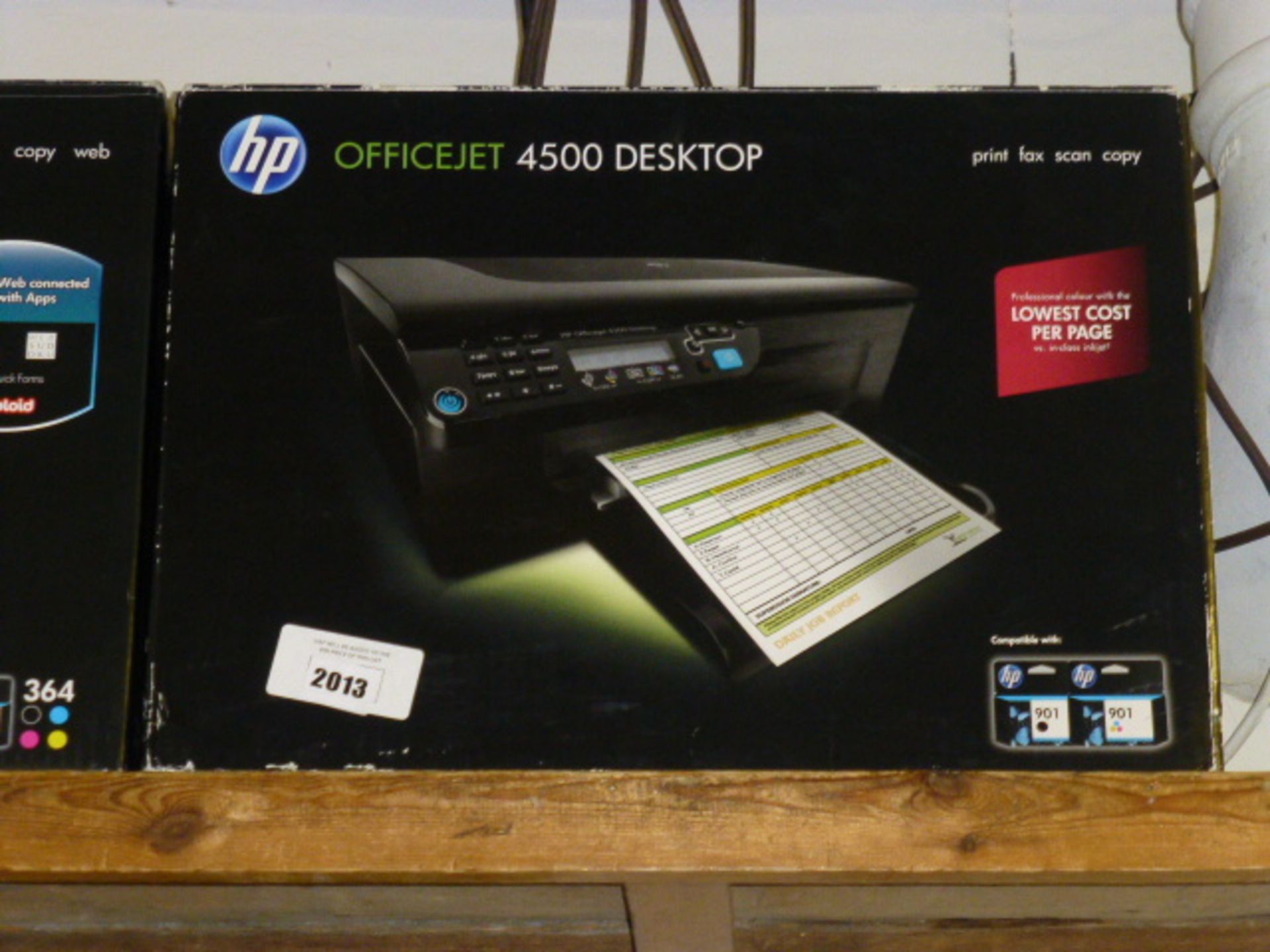 HP Officejet 4500 all in one printer in a box