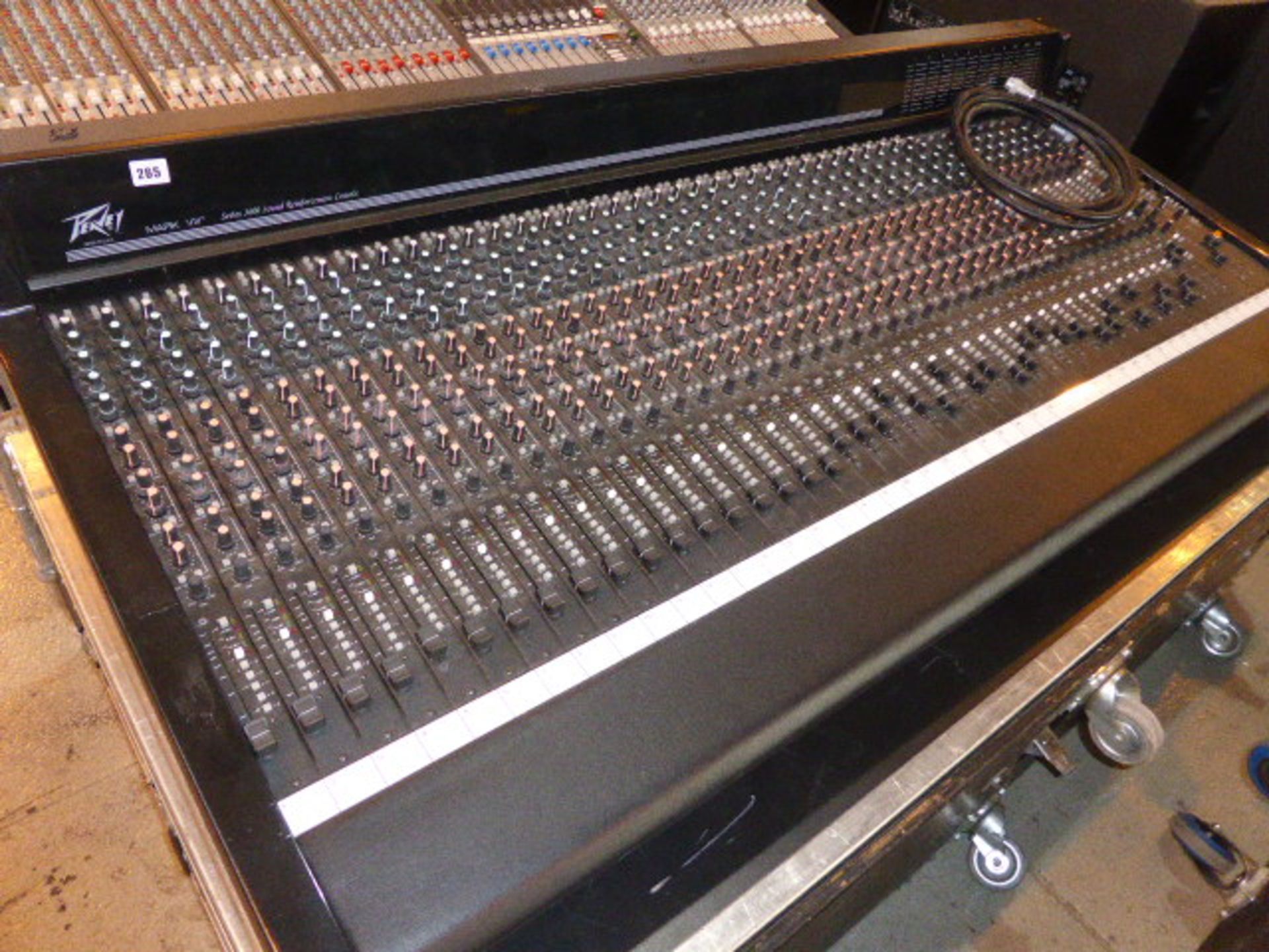 Peavey MkV111 Series 3600 sound reinforcement console 36 channel analogue mixing desk with hard case - Image 2 of 2