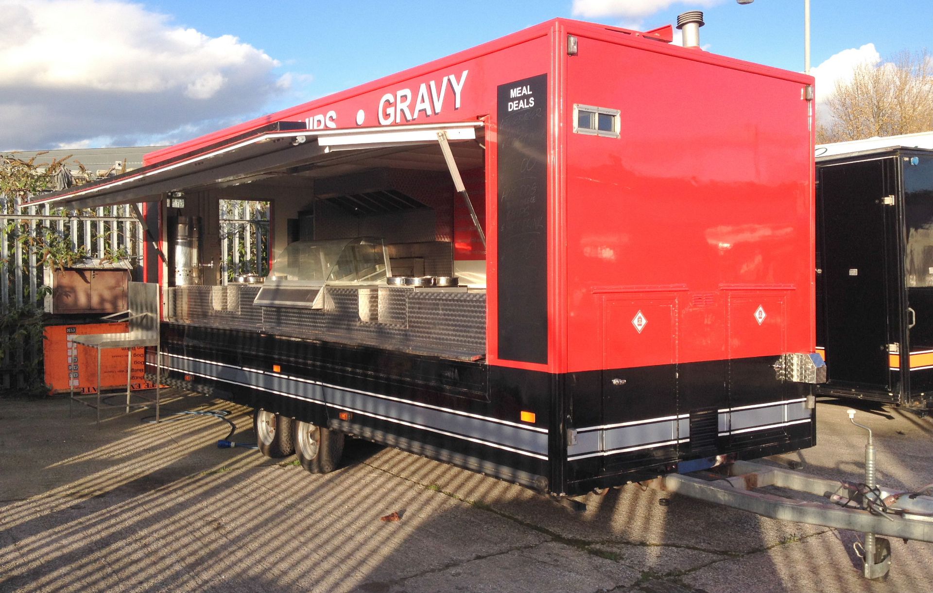 A Zakfactor Twin Axle Catering Trailer (Edmund Evans copy), approx. 23ft 6in lg x 7ft 6in dp x 9ft