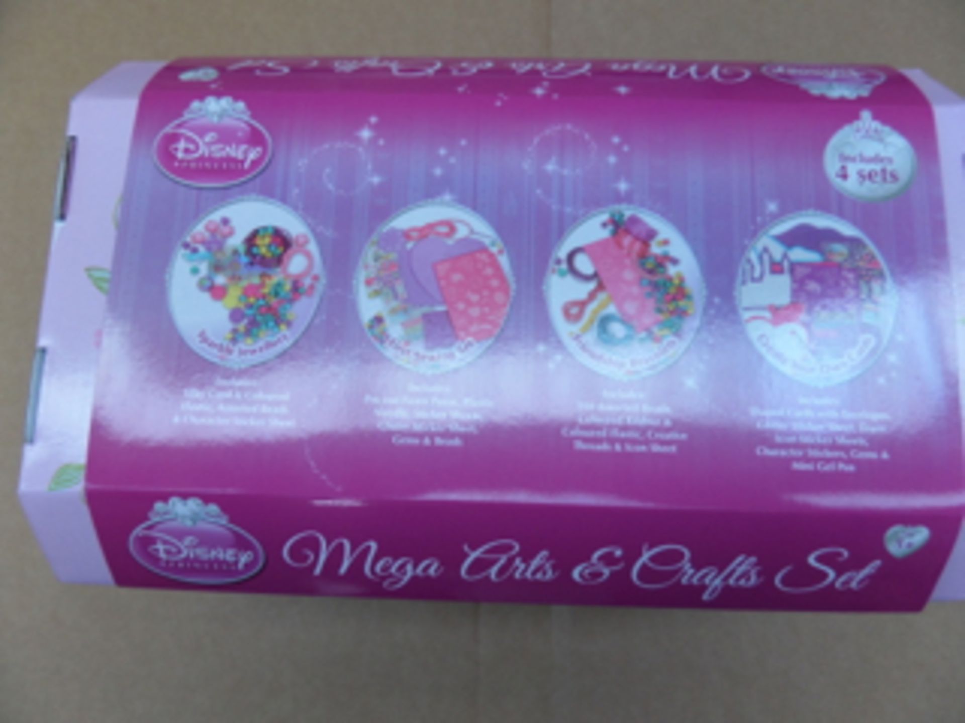 8 x Disney Princess Mega arts and Crafts sets. Includes 4 Sets. Endless hours of crafting fun! - Image 2 of 3