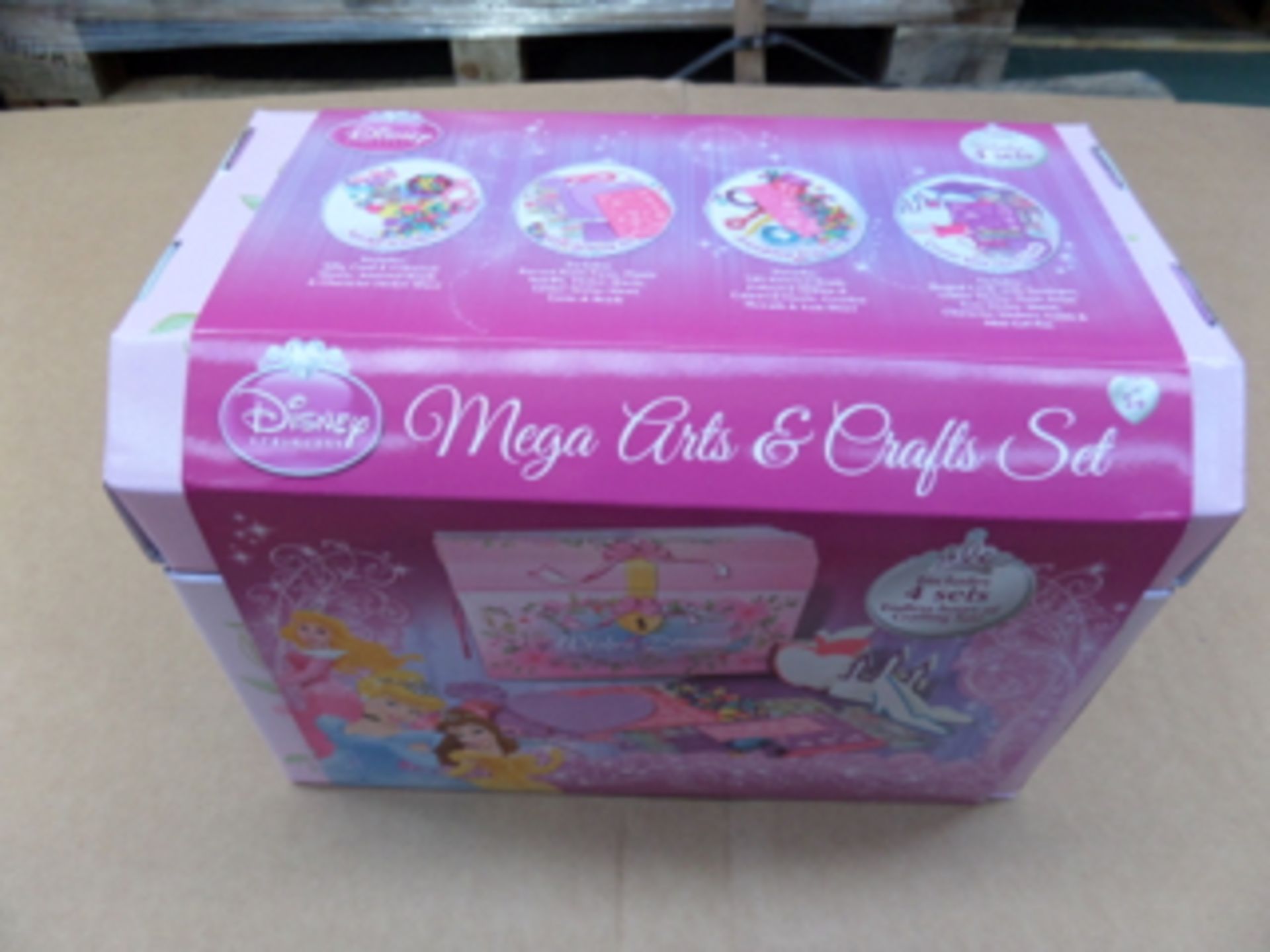 8 x Disney Princess Mega arts and Crafts sets. Includes 4 Sets. Endless hours of crafting fun!