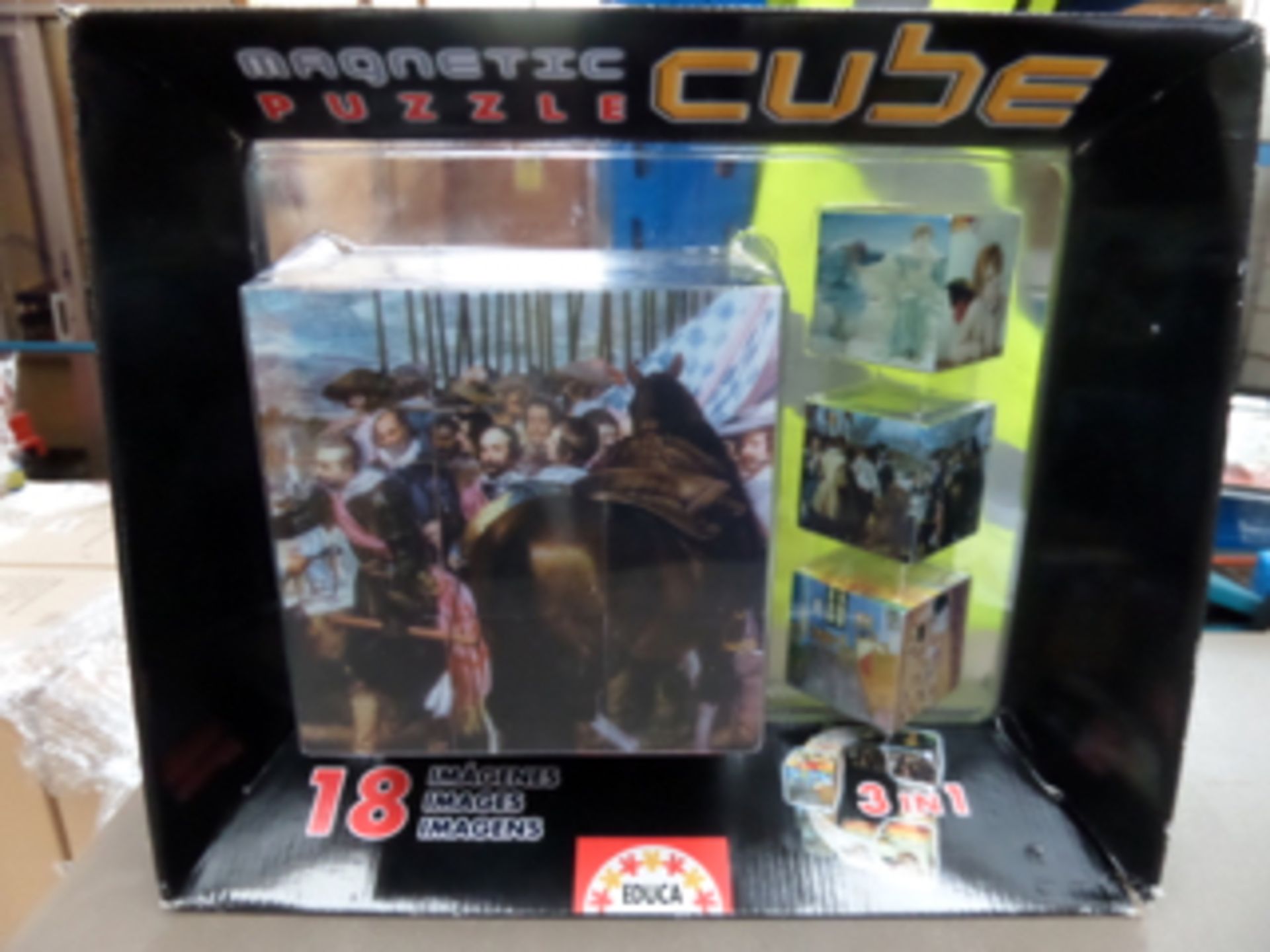 12 x Educa Magnetic puzzles cubes. Brand new and Packaged. RRP £40 EACH! TOTAL RRP £480!!