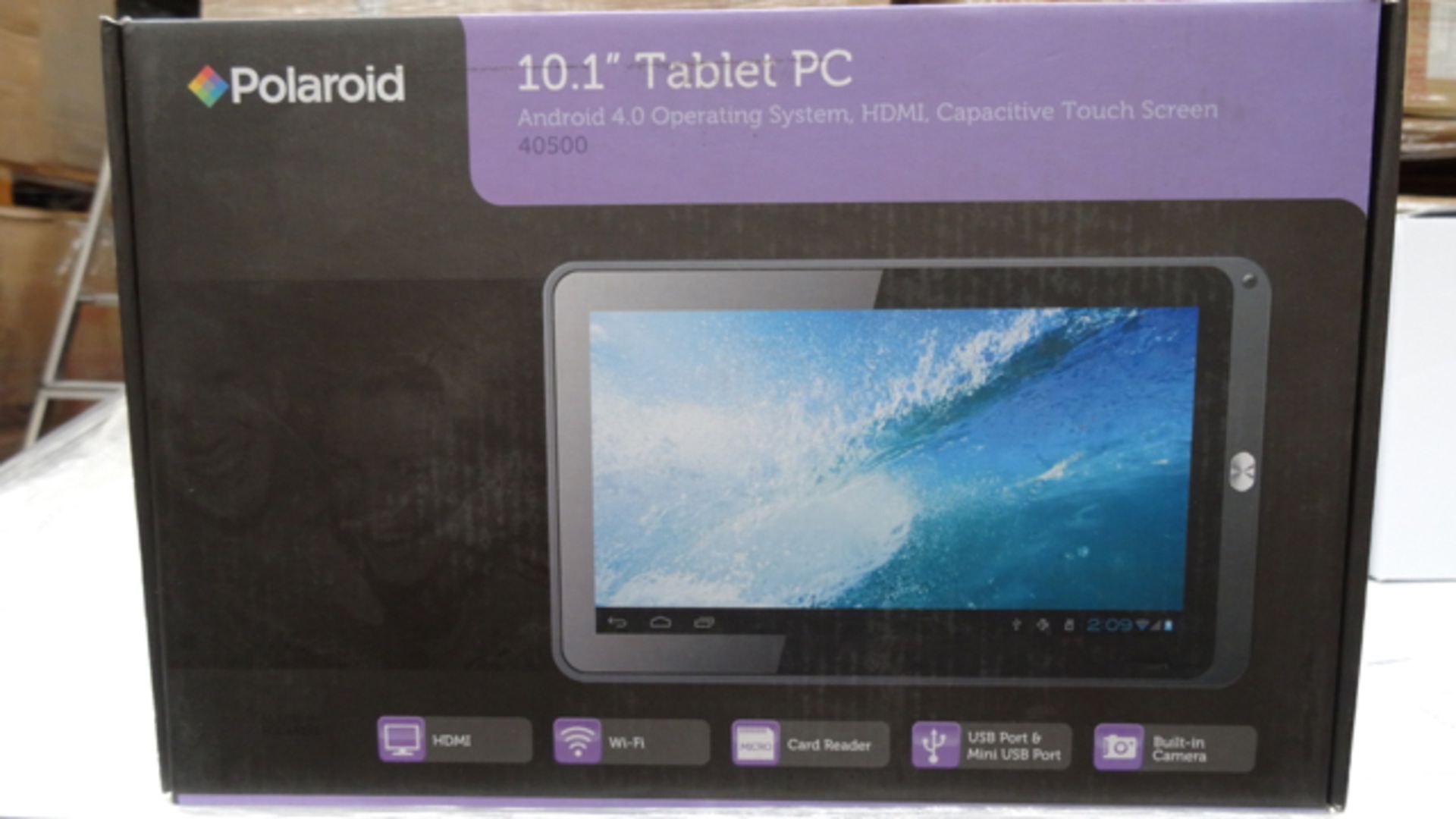 2 x Polaroid 10.1 Inch android tablets, 4.0 ANDROID OPERATING SYSTEM, 1.2GHz A10 PROCESSOR,