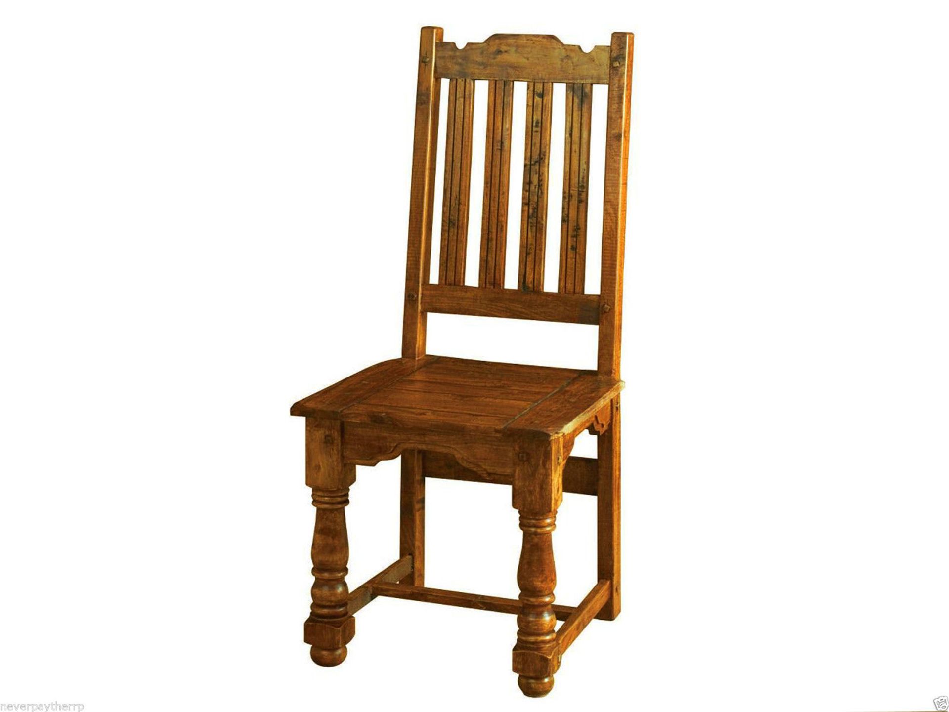 NEW Granary SET of 4 Dining Chairs, Solid Acacia Wood TPP008 RRP £77.20 each. New & boxed perfect - Image 3 of 5