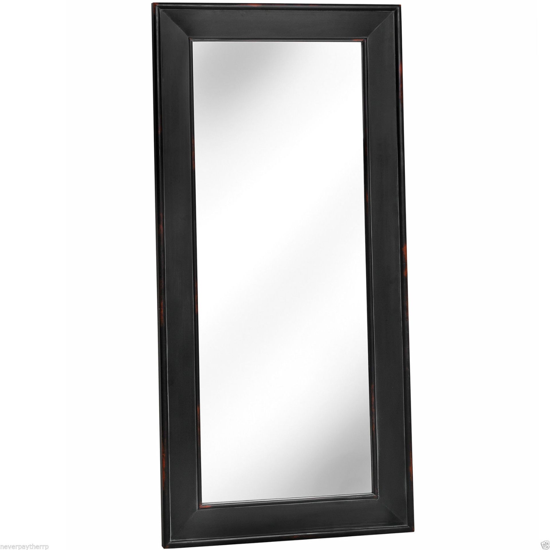 NEW Huge Noir Black Rectangular Mirror, Shabby Chic MPN 13558 RRP £350 New & boxed perfect stock. - Image 4 of 4