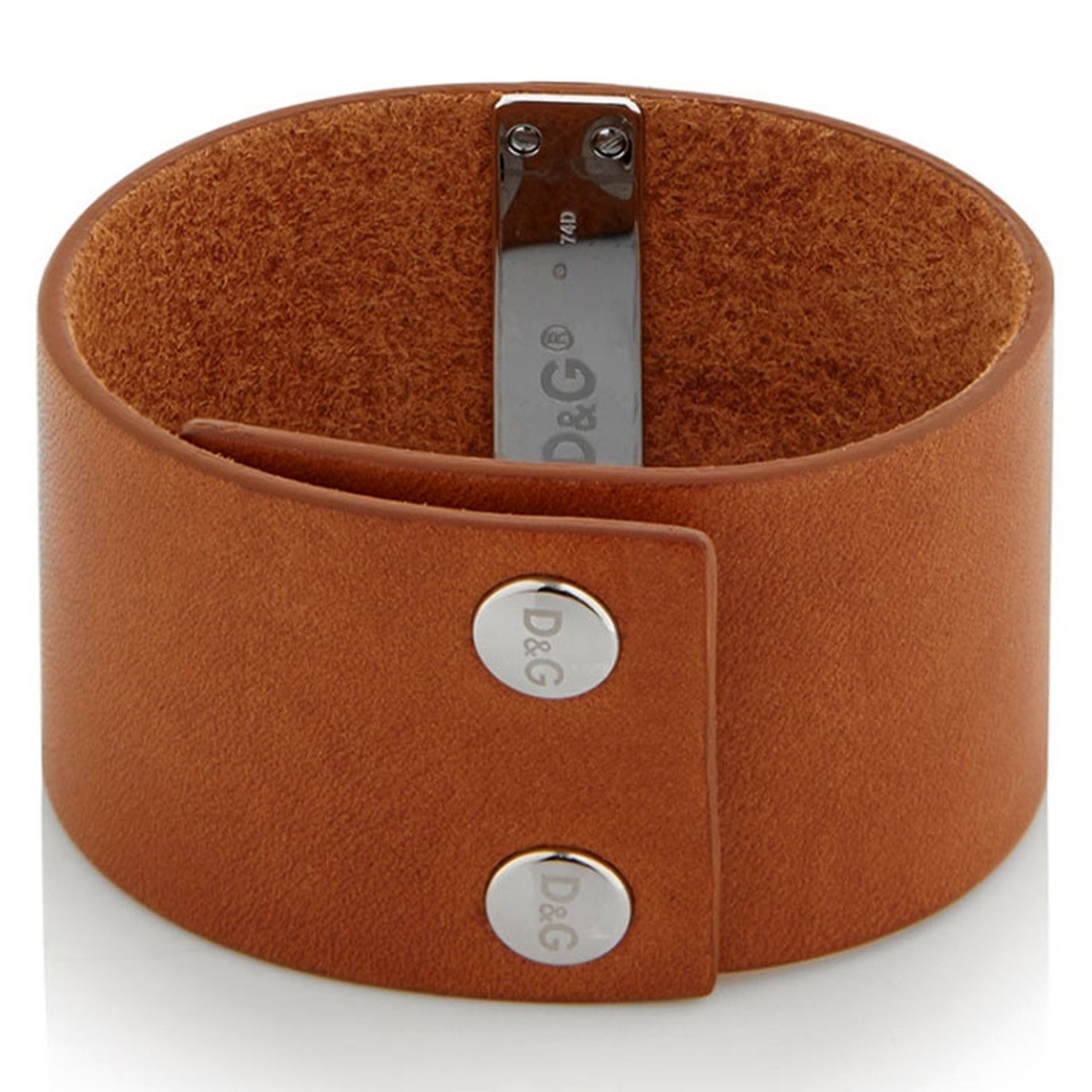 D&G wristband made from dark brown leather.- RRP £89 - Brand New & Boxed - Image 2 of 3