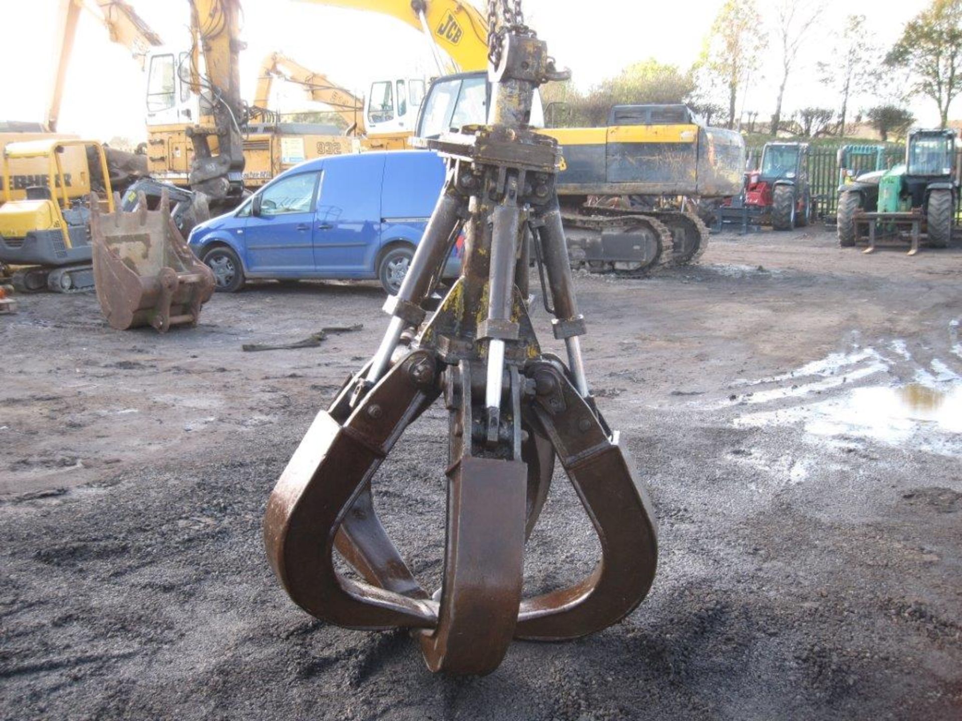 5 tine Strutt Grab for Scrap and Waste from 24 tonne machine