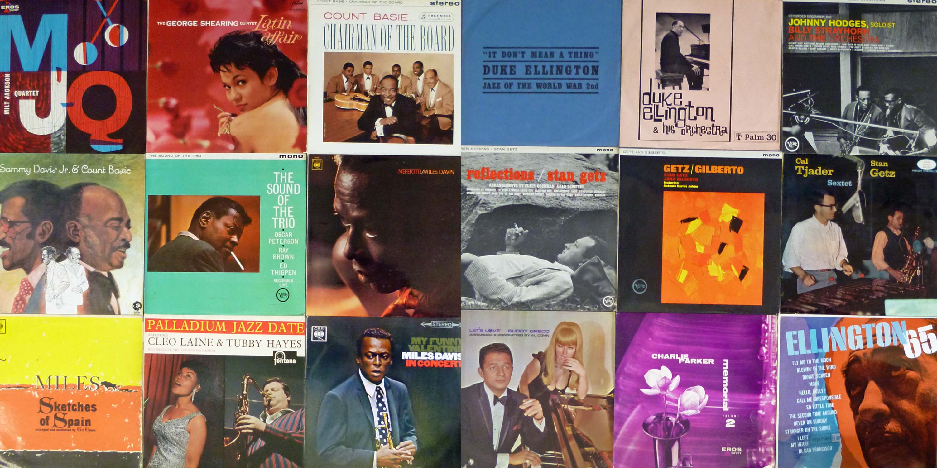 Approx 50 JAZZ LPs. Included amongst is 'Getz/Gilberto' Verve Label (VLP 9065), 'Cal Tjader & Stan