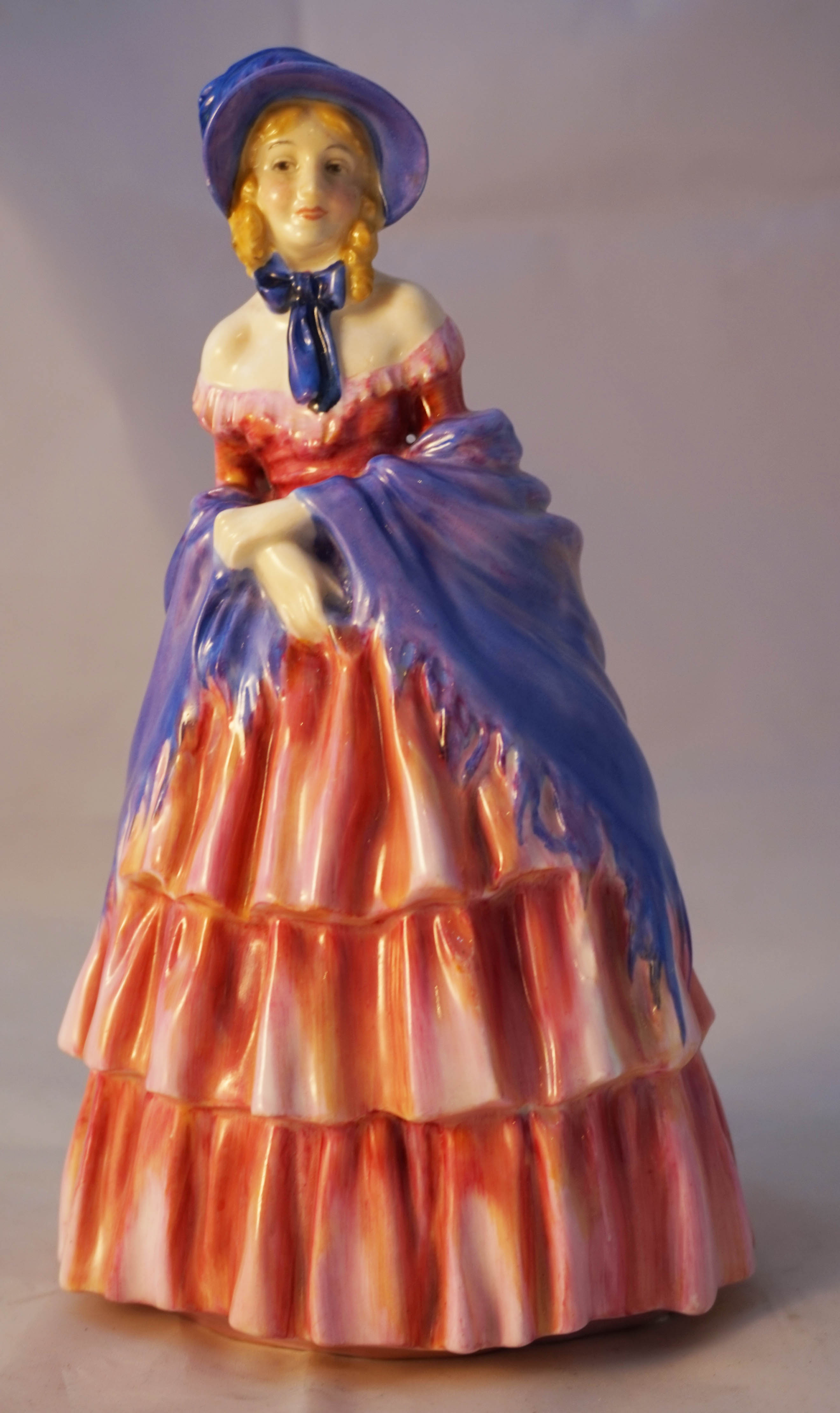 A Royal Doulton figure ' A Victorian Lady' HN728, height 19cm, with green printed factory mark,