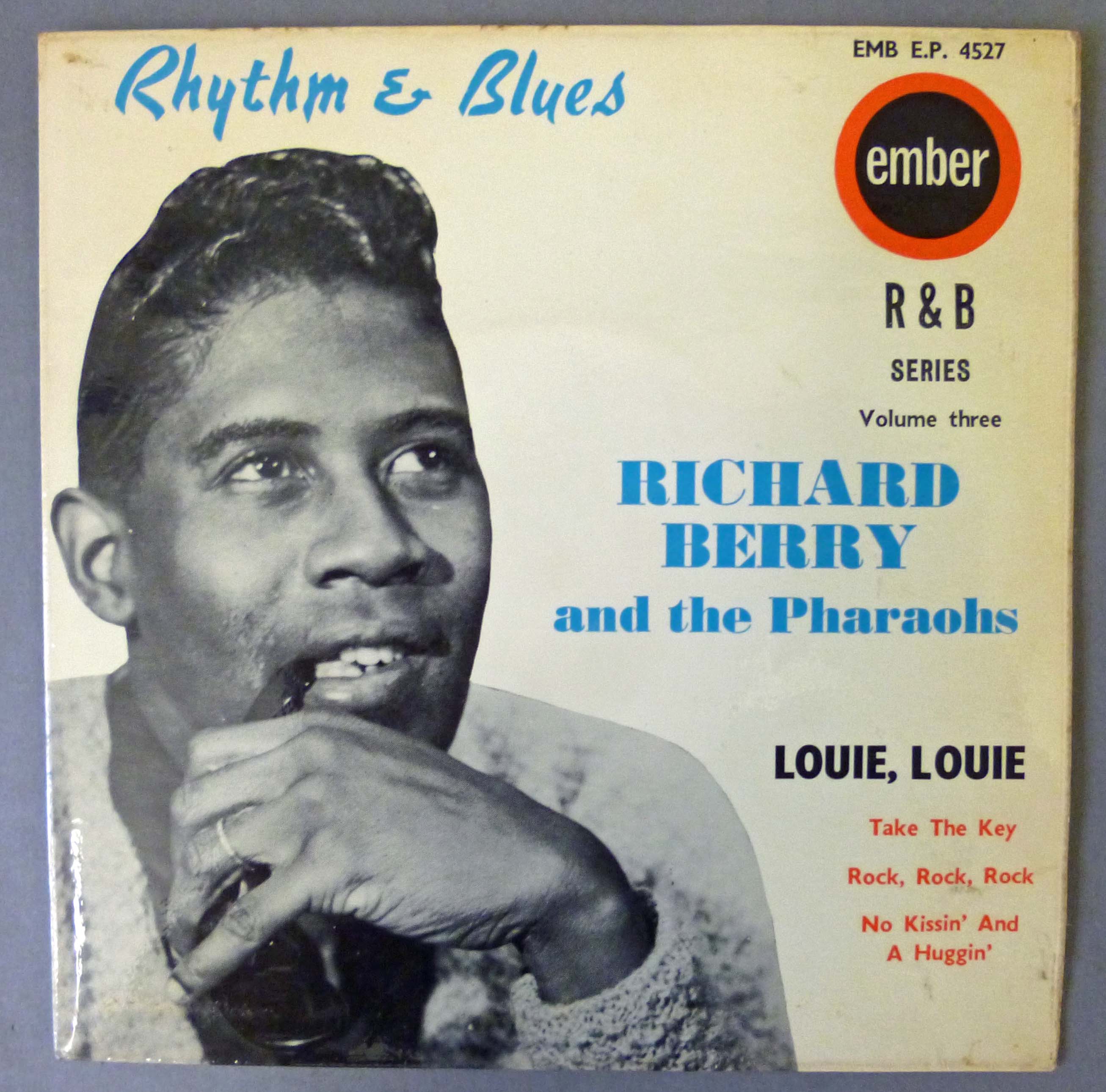 Richard Berry & The Pharaohs 1964 EP 'Rhythm & Blues Vol. 3' Ember label (EMB EP 4527) (illustrated)