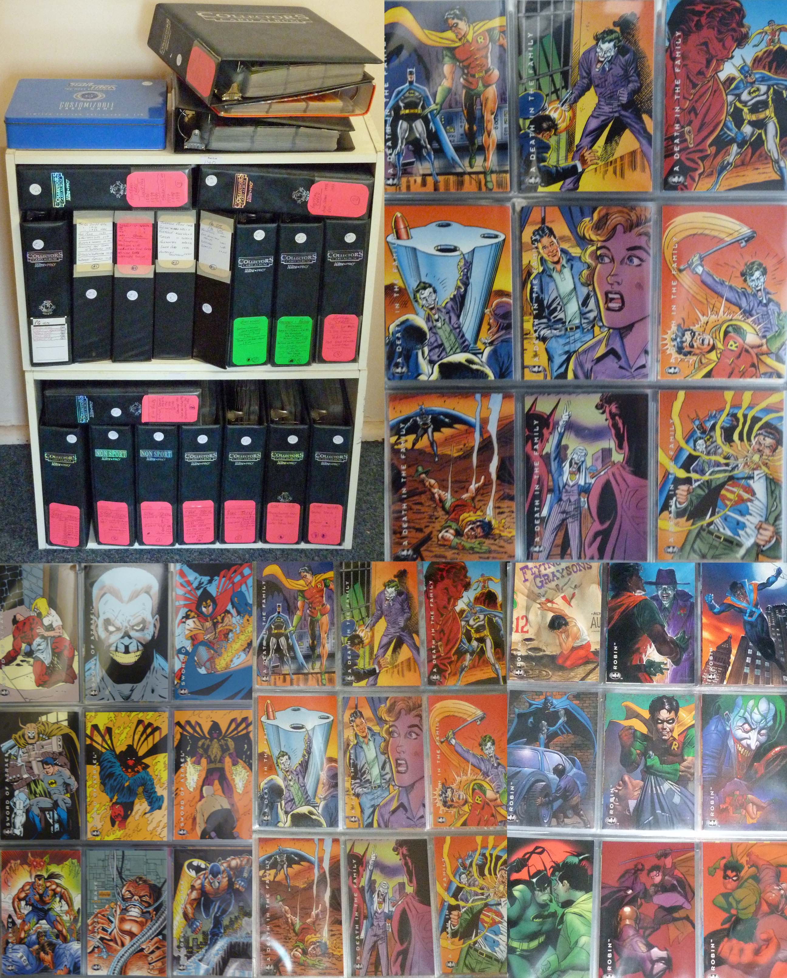 A large collection of trading cards majority from the 1990s, various sets from sport, film, TV and