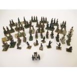 QUANTITY OF 15MM SCALE NAPOLEONIC CAVALRY 50 plus painted white metal cavalry, together with a