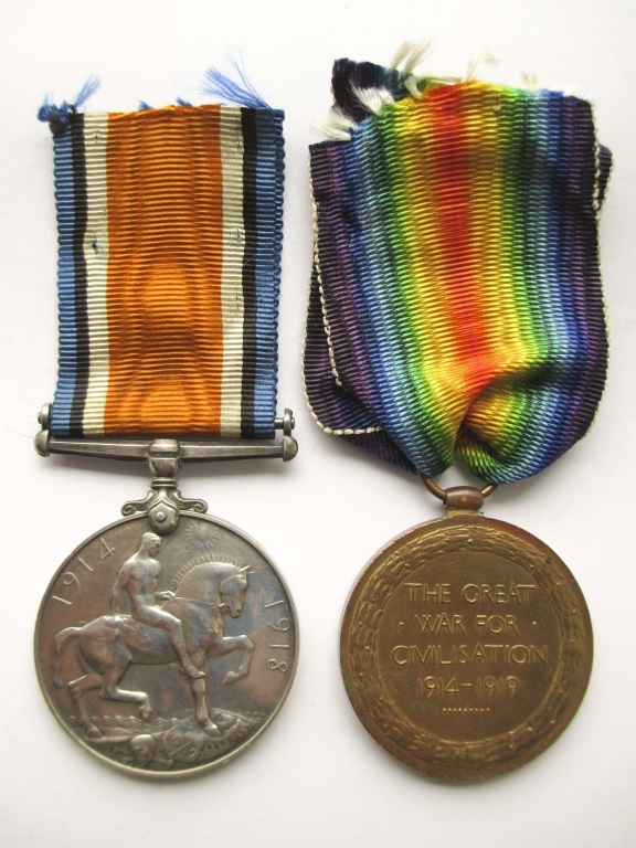 WW1 MEDAL PAIR REYNOLDS CAMERON HIGHLANDERS British War medal and Victory Medal named to S-29839 PTE - Image 2 of 3