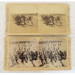 QUANTITY OF BOER WAR STEREOVIEW CARDS Underwood & Underwood Stereoview cards depicting scenes from