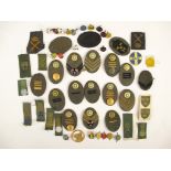 SWEDEN - 17 SWEDISH ARMY RANK OVAL BADGES PLUS OTHERS Swedish Army rank insignia. (17). Plus