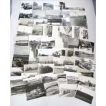 100+ B&W PHOTOGRAPHS OF RAILWAY INTEREST PLUS OTHERS Various sizes, plus colour snaps from the 60'