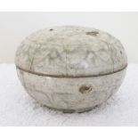 HOI AN SHIPWRECK CERAMIC LIDDED POT 15th Century Vietnamese Small lidded bowl, With much of its