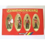 BRITAIN'S METAL MODELS SET DIE CAST TOY SOLDIERS 7210 Boxed set of 1:32nd scale, hand painted