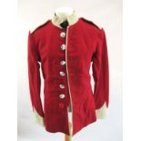 POST 1901 OTHER RANKS SCARLET TUNIC Early 20th century scarlet tunic. High white collar, cuffs and