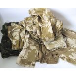 BRITISH DESERT PATTERN COMBAT CLOTHING A Smock, combat, windproof desert DP (180/96). Trousers,