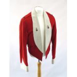 LOYAL NORTH LANCASHIRE REGIMENT OFFICERS MESS DRESS Post 1901 scarlet jacket with white collar and