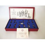 BRITAIN'S LTD EDITION SET DIE CAST TOY SOLDIERS COLOUR PARTY & MASCOT OF THE IRISH GUARDS Boxed